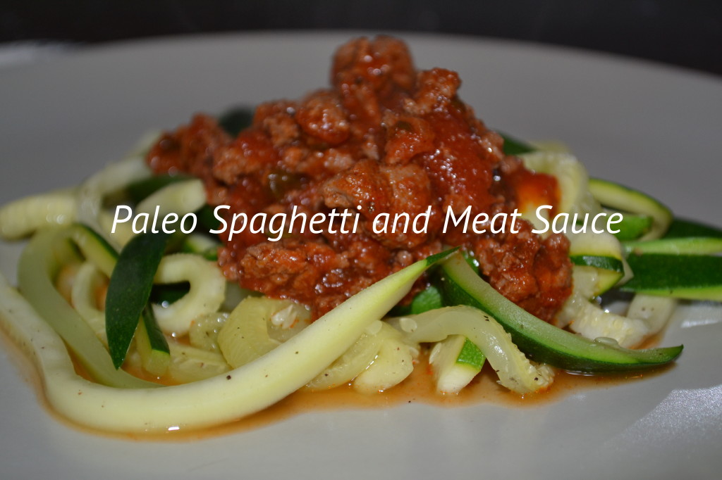 Paleo Spaghetti and Meat Sauce
