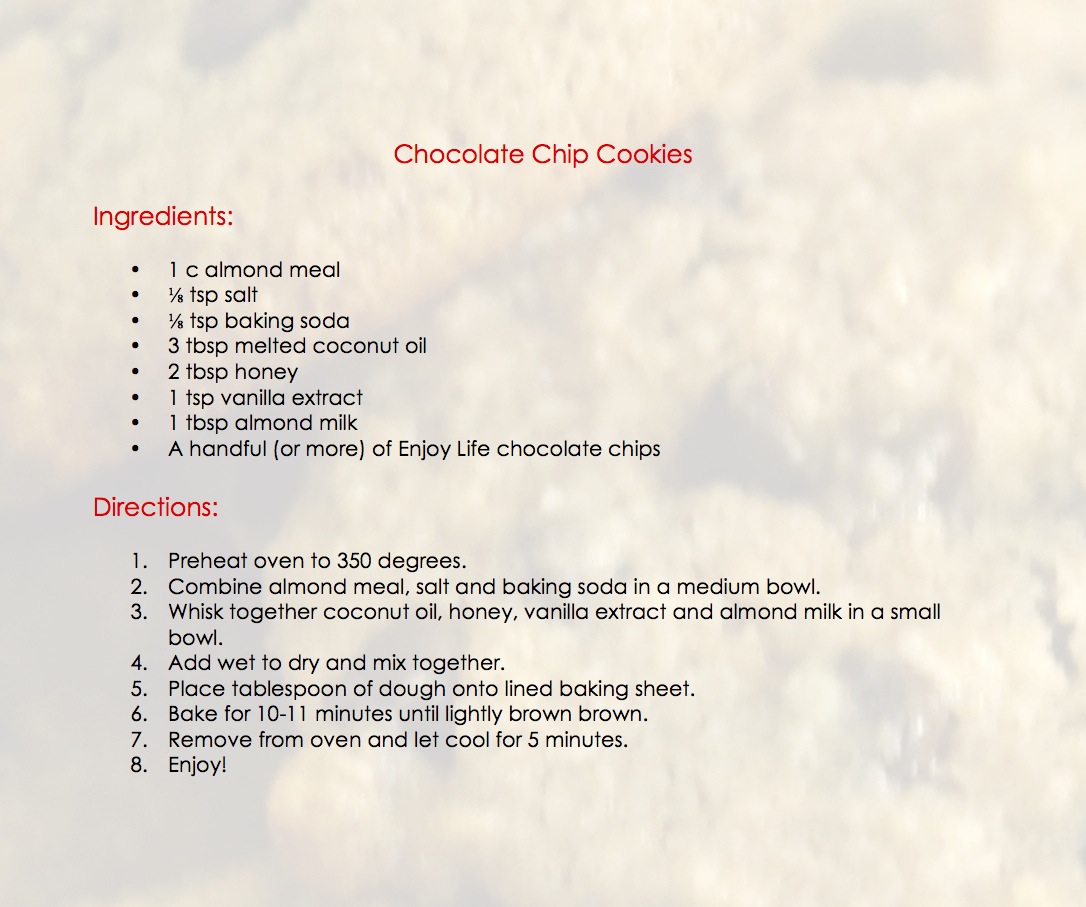 Don’t Cave In: Chocolate Chip Cookies