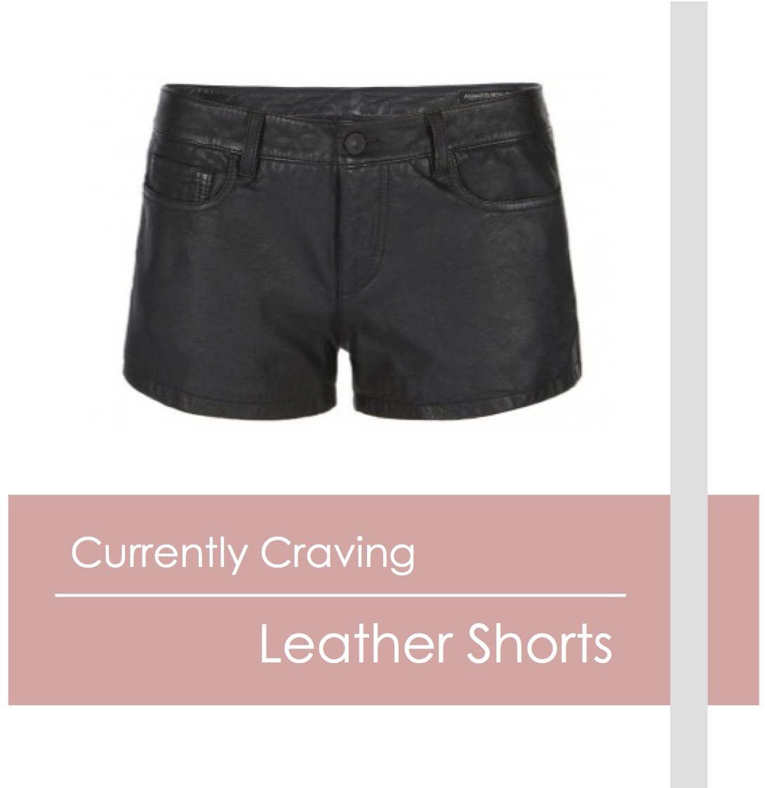 Currently Craving: Leather Shorts