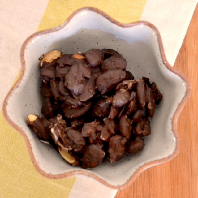 Dark Chocolate and Sea Salt Covered Almonds