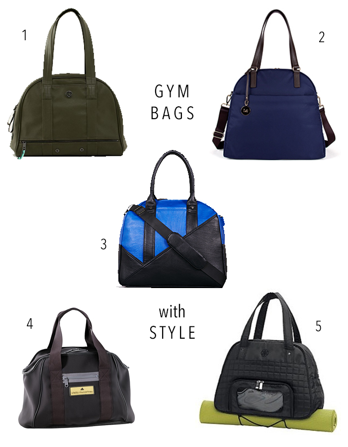 5 Stylish Gym Bags