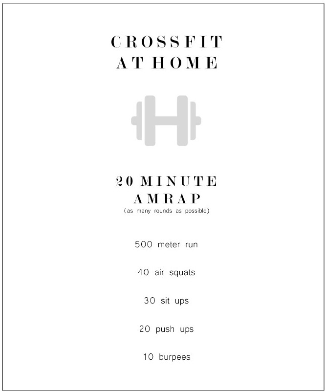 Fitness Friday: CrossFit At Home