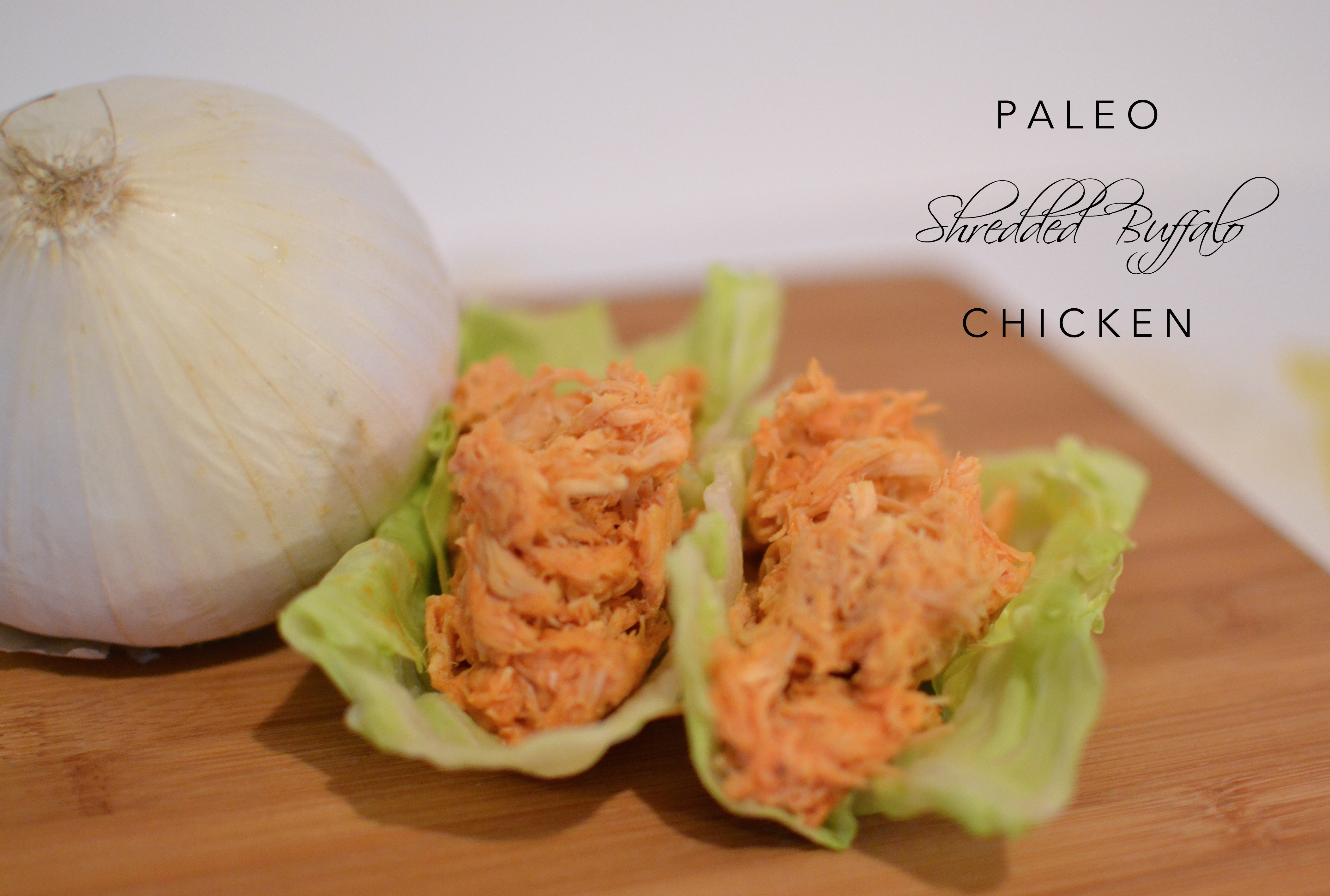 Paleo Shredded Buffalo Chicken