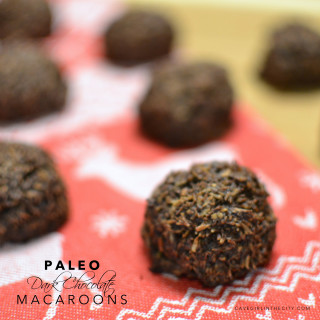 Paleo Dark Chocolate Macaroons