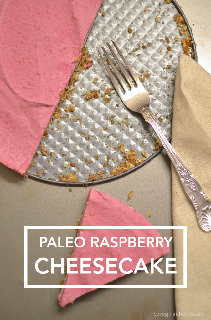 Paleo Raspberry Cheesecake
