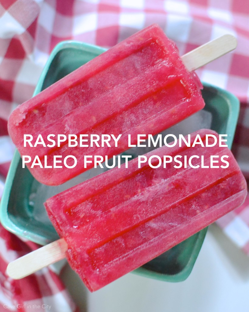 Raspberry Lemoade Ice Pops