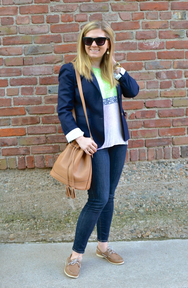 Boat Shoes and a Blazer