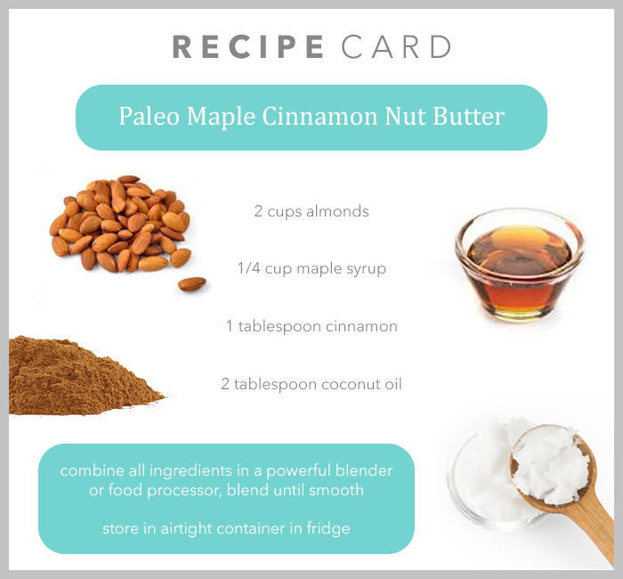 Paleo Maple Cinnamon Nut Butter